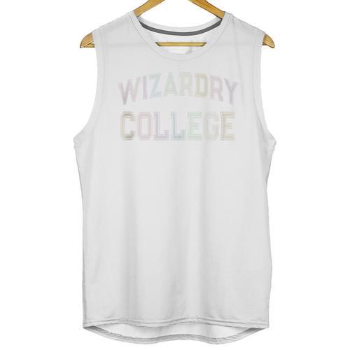 Retro Antisocial WIZARDRY COLLEGE Introvert Sarcastic Unisex Tank Top - Raresse