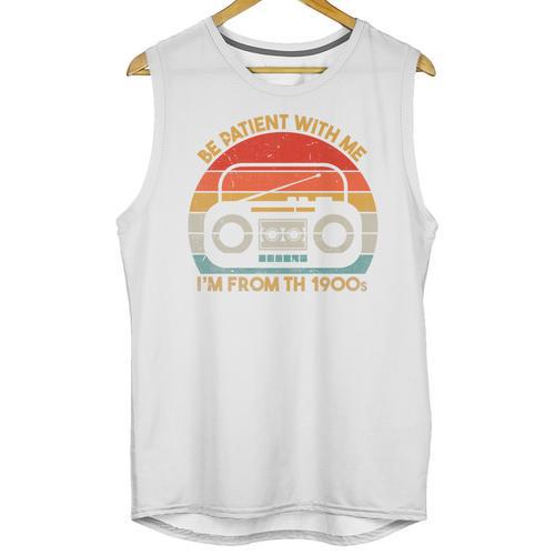 Retro Be Patient With Me I'm From The 1900s Premium Unisex Tank Top - Figerry