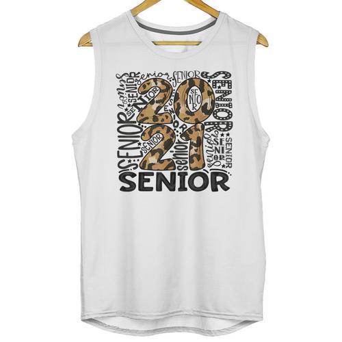 Senior 2021 Grad Class Of 2021 Graduation Leopard Cheetah Unisex Tank Top - Best Gift Smart