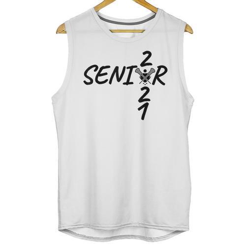 Senior 2021 Lacrosse Sticks And Ball Graduation Unisex Tank Top - Best Gift Smart