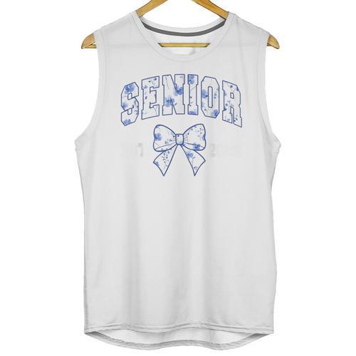 Senior Class Of 2026 Graduation Girly Floral Coquette Bow Unisex Tank Top - Best Gift Smart