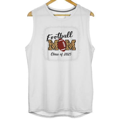 Senior Football Mom Class Of 2025 Graduation Graduate Unisex Tank Top - Best Gift Smart