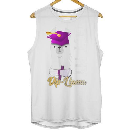 Senior Graduation 2020 Got My Dip-Llama Diploma Llama Pun Unisex Tank Top - Best Gift Smart