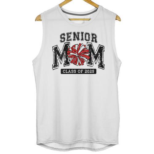 Senior Mom 2025 Cheer Mama Class Of 2025 Graduation Unisex Tank Top - Best Gift Smart