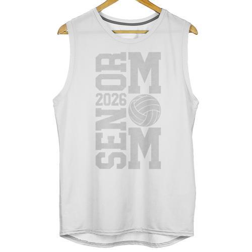 Senior Volleyball Mom 2026 Class Graduation Volleyball Premium Tri-Blend Unisex Tank Top - Best Gift Smart