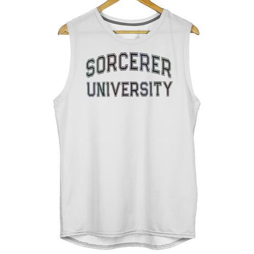 Silly Anti Social SORCERER UNIVERSITY Introvert Stay Away Unisex Tank Top - Raresse