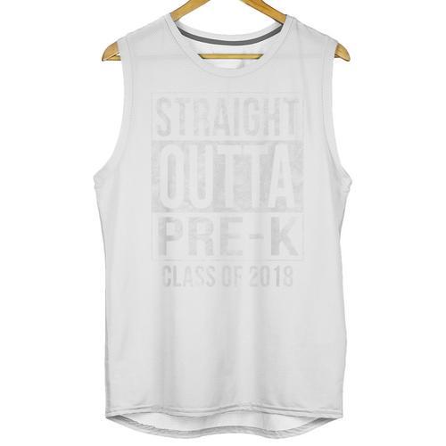 Straight Outta Pre-K T Shirt Graduation Class Of 2018 Unisex Tank Top - Best Gift Smart
