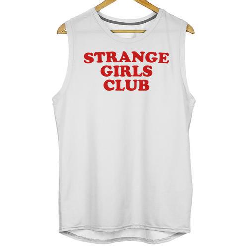 Strange Girls Club Weird Antisocial Introvert Humor Unisex Tank Top - Raresse