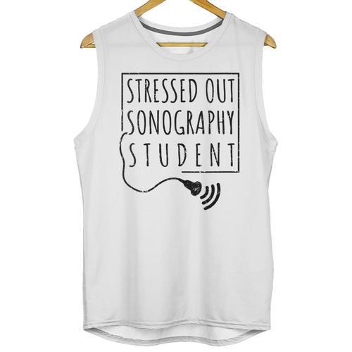 Stressed Sonography Student Ultrasound Tech Graduation Unisex Tank Top - Best Gift Smart