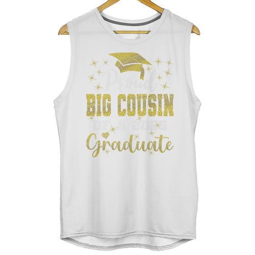 Super Proud Big Cousin Of 2025 Graduate Graduation Family Premium Unisex Tank Top - Best Gift Smart