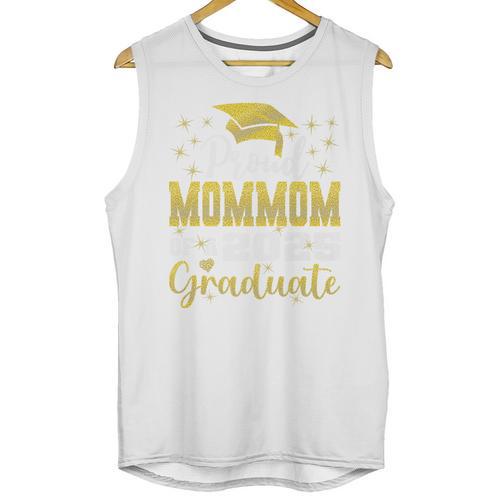 Super Proud Mommom Of 2025 Graduate Senior Graduation Family Premium Unisex Tank Top - Best Gift Smart