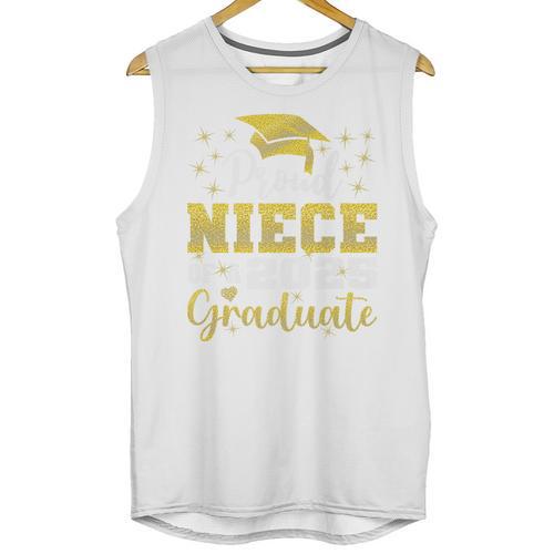 Super Proud Niece Of 2025 Graduate Senior Graduation Family Premium Unisex Tank Top - Best Gift Smart