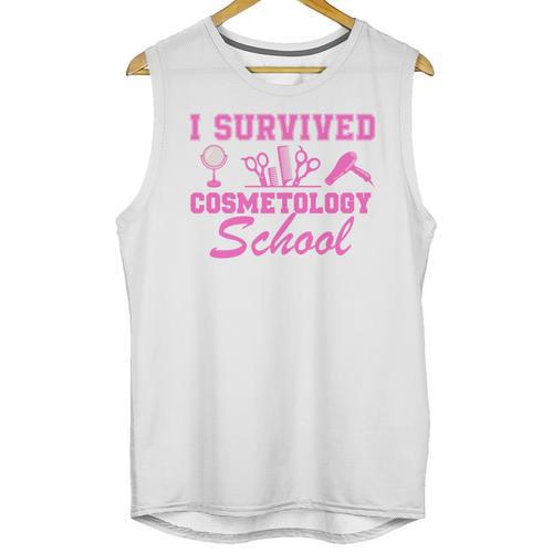 I Survived Cosmetology School Graduation Cosmetology Grad Unisex Tank Top - Best Gift Smart