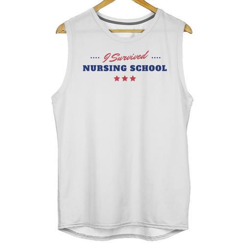 Survived Nursing School Graduation Student Unisex Tank Top - Best Gift Smart