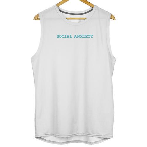I Thought I Had Social Anxiety Introvert Unisex Tank Top - Raresse