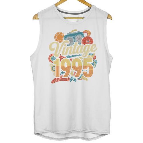 Vintage 1995 Retro Classic 90s Nostalgia Throwback Vibe Premium Tri-Blend Unisex Tank Top - Figerry