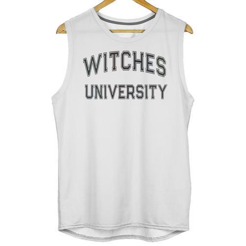 Vintage Stay Away From Me WITCHES UNIVERSITY Introvert Unisex Tank Top - Raresse
