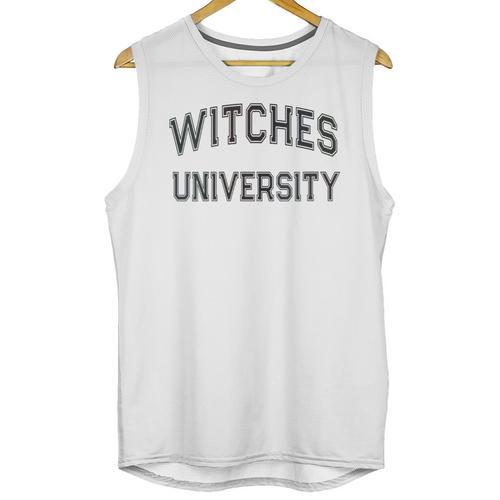 Vintage Stay Away From Me WITCHES UNIVERSITY Introvert Unisex Tank Top - Raresse
