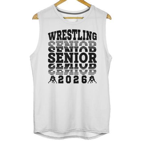 Wrestling Senior 2026 Graduation Unisex Tank Top - Best Gift Smart