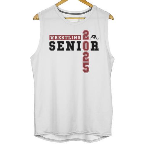 Wrestling Senior Night Wrestling Senior 2025 Graduation 70 Unisex Tank Top - Best Gift Smart