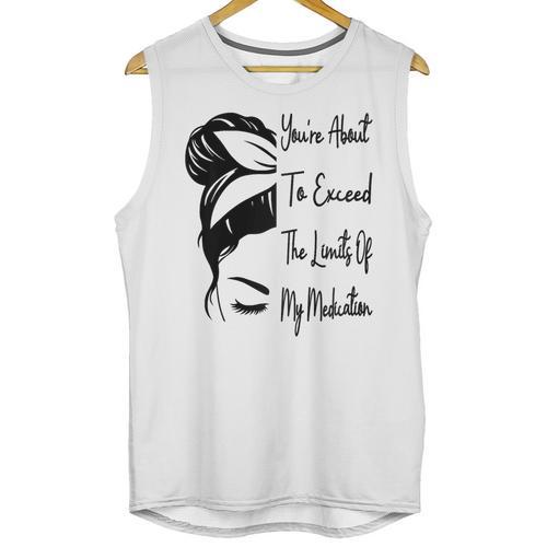You'Re About To Exceed The Limits Of My Medication Introvert Raglan Baseball Tee Unisex Tank Top - Raresse