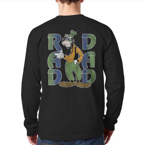 Disney Goofy Rad Dad Long Sleeve T-Shirt Back Print - Father's Day Fun