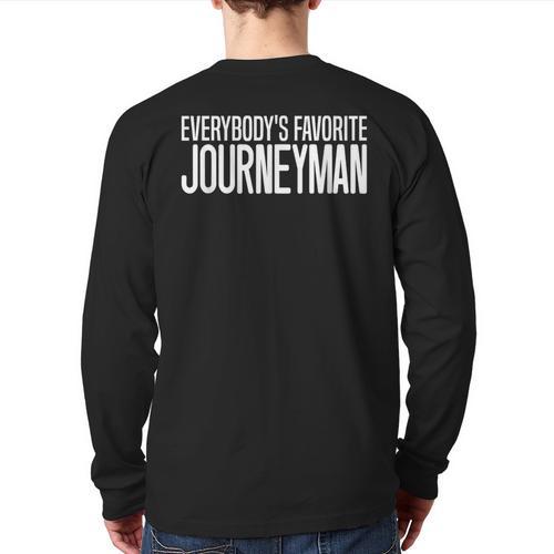 Favorite Electrician Journeyman Appreciation For Dad Long Sleeve T-Shirt Back Print - Father's Day Fun