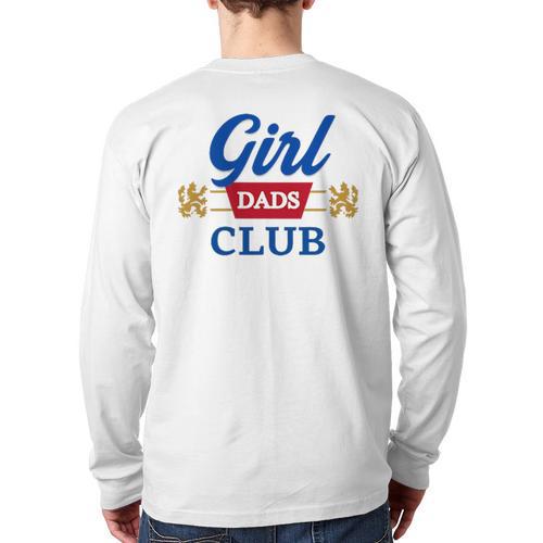 Cool Dads Club Father's Day Shirt From Daughter Son Long Sleeve T-Shirt Back Print - Father's Day Fun