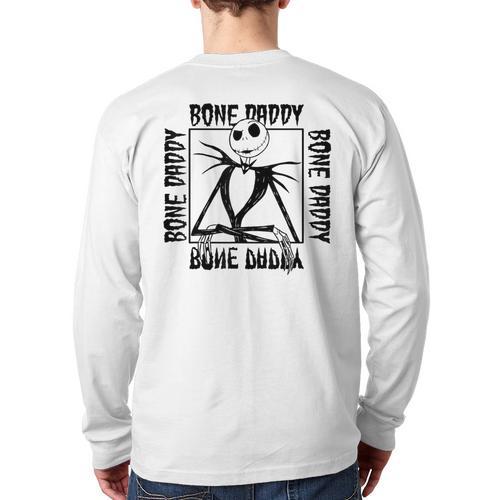 Disney The Nightmare Before Christmas Jack Bone Daddy Frame Long Sleeve T-Shirt Back Print - Father's Day Fun