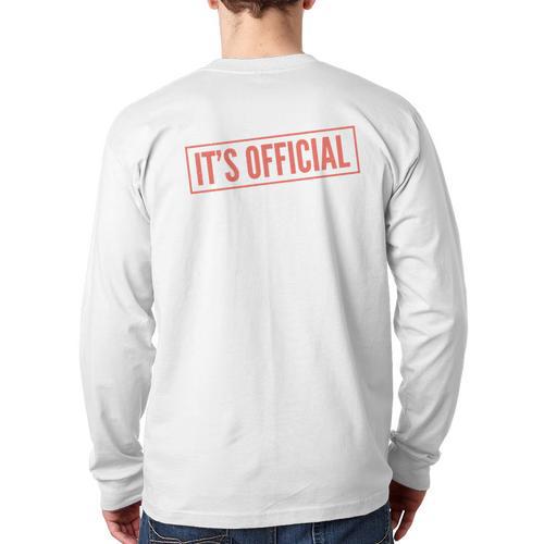 It's Official I'm The Favorite Daughter From Dad Mom Long Sleeve T-Shirt Back Print - Father's Day Fun