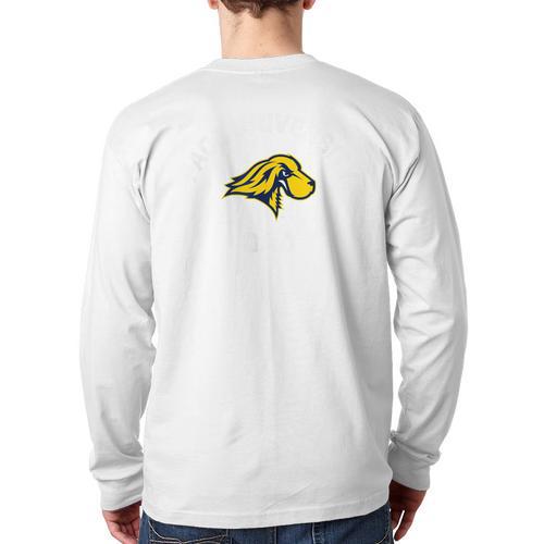 Pace University Setters Arched Dad Long Sleeve T-Shirt Back Print - Father's Day Fun