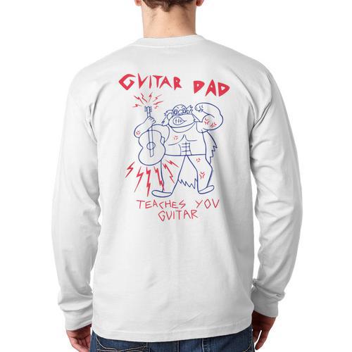 Steven Universe Guitar Dad Long Sleeve T-Shirt Back Print - Father's Day Fun