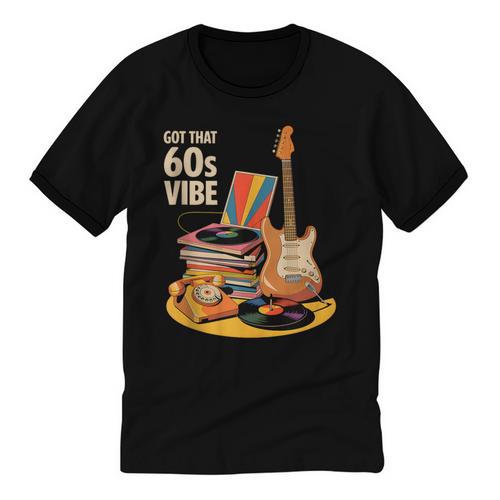 1960s 60s Reunion Nostalgia Memories Music School Grew Up Unisex Cotton Ringer T-Shirt - Figerry