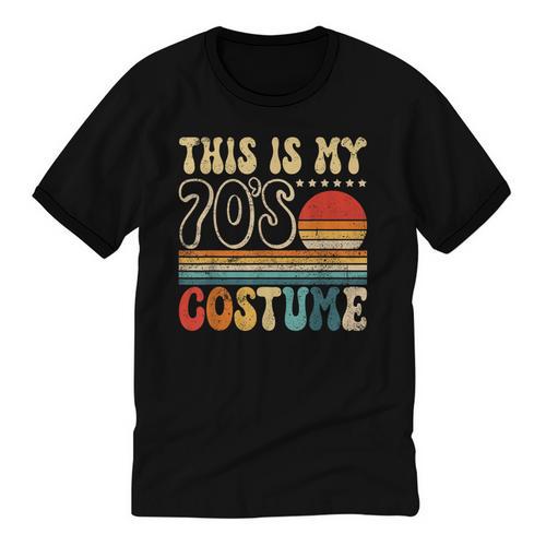 This Is My 70s Costume Vintage Nostalgia Mixtape 1970s Party Unisex Cotton Ringer T-Shirt - Figerry