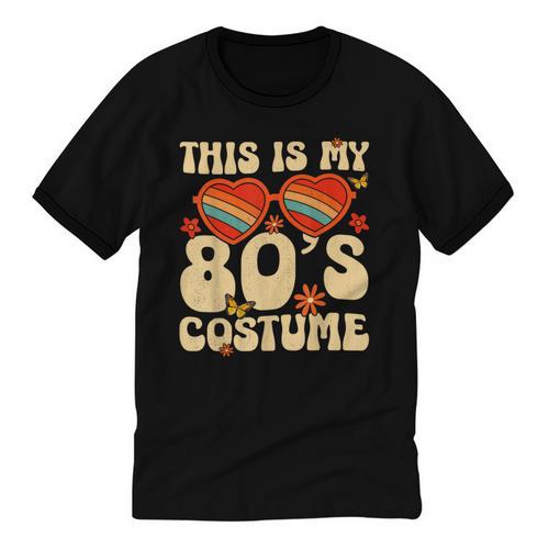 This Is My 80s Costume Vibes Nostalgia 1980s Vintage Fashion Unisex Cotton Ringer T-Shirt - Figerry