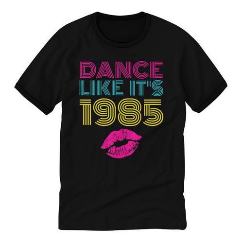 80s Outfit Women Nostalgia Eighties Party Unisex Cotton Ringer T-Shirt - Figerry