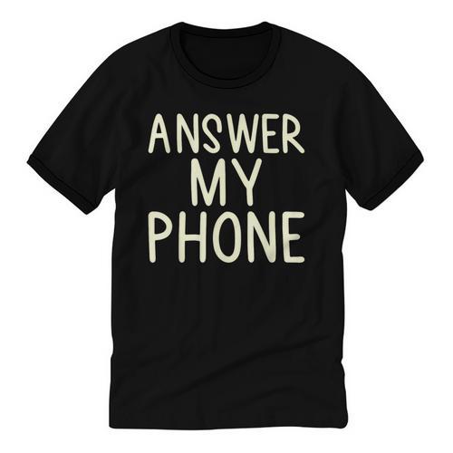 Answer My Phone I Introvert Unisex Cotton Ringer T-Shirt - Raresse