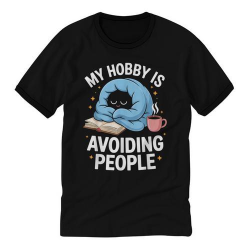 Anti-Social Club Homebody Introvert Hibernate Hermit Shyness Unisex Cotton Ringer T-Shirt - Raresse