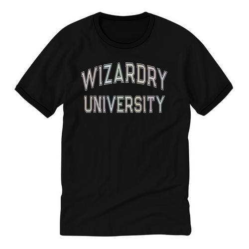 Anti Social WIZARDRY UNIVERSITY Introvert Stay Away Unisex Cotton Ringer T-Shirt - Raresse