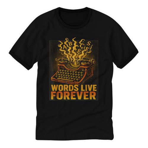 Antiques Collector Writing Retro Nostalgia Curiosity Unisex Cotton Ringer T-Shirt - Figerry