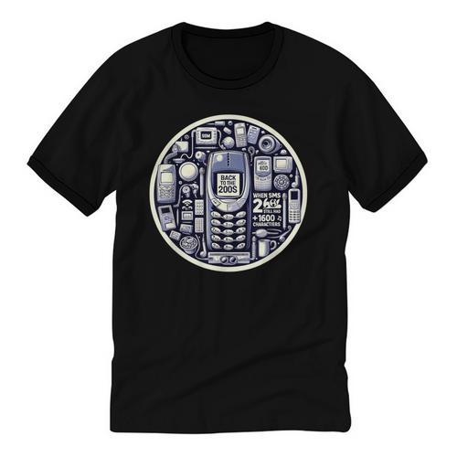 Back To The 2000s Tech Nostalgia Unisex Cotton Ringer T-Shirt - Figerry
