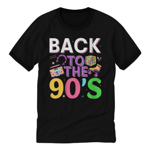 Back To The 90's Mixtape Era Nostalgia Retro 1990 90's Style Unisex Cotton Ringer T-Shirt - Figerry
