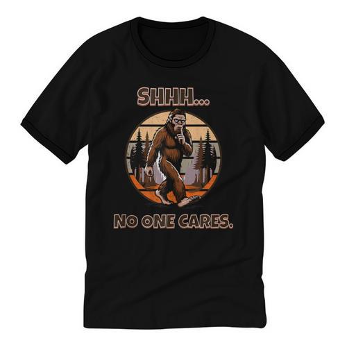 Bigfoot Sasquatch Lover Introvert Antisocial Humor Unisex Cotton Ringer T-Shirt - Raresse