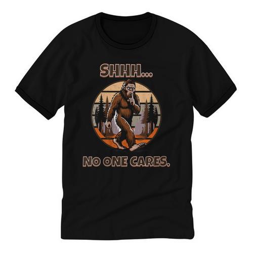 Bigfoot Sasquatch Lover Introvert Antisocial Humor Unisex Cotton Ringer T-Shirt - Raresse