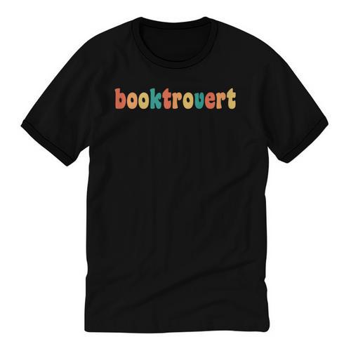 Book Lovers Introverted Bookworm Reading Booktrovert Unisex Cotton Ringer T-Shirt - Raresse