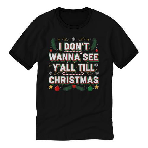 Christmas Sarcastic Introvert Holiday Shirt Unisex Cotton Ringer T-Shirt - Raresse
