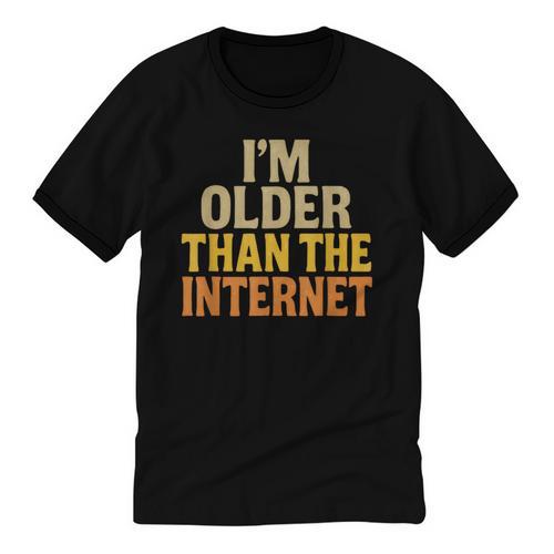 Classic Internet Nostalgia Humor Retro Quote Unisex Cotton Ringer T-Shirt - Figerry