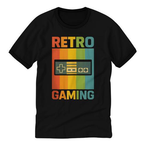 Classic Retro Gaming Nostalgia Unisex Cotton Ringer T-Shirt - Figerry