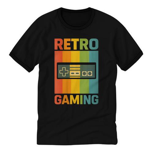 Classic Retro Gaming Nostalgia Unisex Cotton Ringer T-Shirt - Figerry