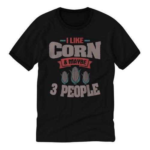 Corn Enthusiast Introvert Maize Farmer Planter Grower Unisex Cotton Ringer T-Shirt - Raresse